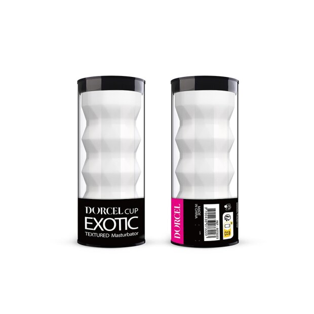 DORCEL Textured Masturbator Cup - Exotic White