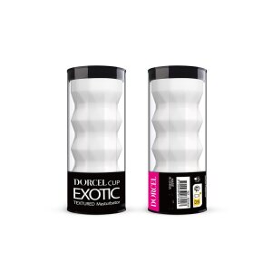 DORCEL Masturbateur texturé Cup - Blanc exotique