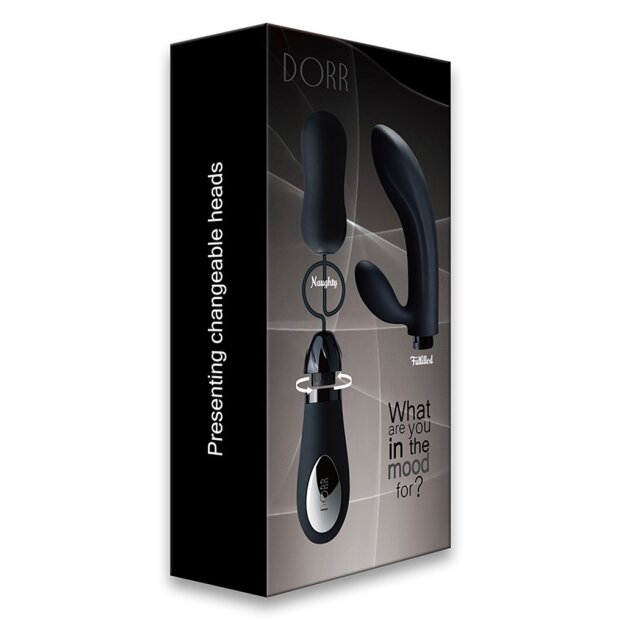 Dorr Fulfilled Vibromasseur avec Accessoires Interchangeables Noir