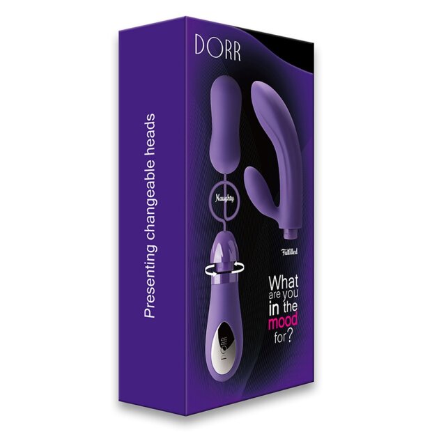 Dorr Fulfilled Vibromasseur avec Accessoires Interchangeables Violet