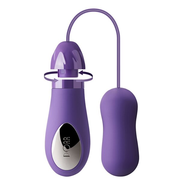 Dorr Fulfilled Vibromasseur avec Accessoires Interchangeables Violet