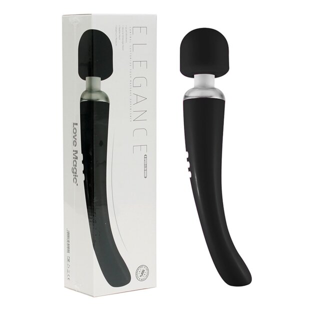 Love Magic Elegance Recharge Vibrator 29,3 cm Black