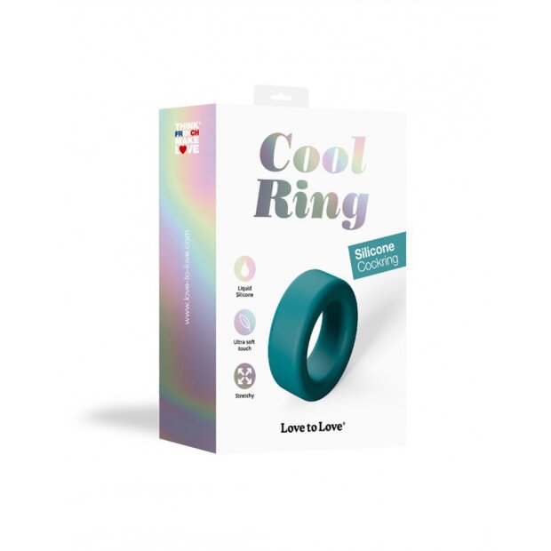 Love to Love Cool Ring Cock Ring Blue