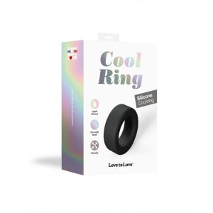 Love to Love Cool Ring Cock Ring Black