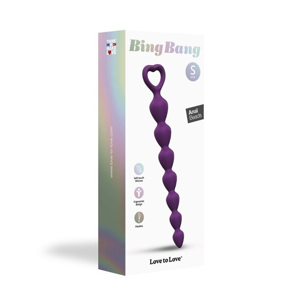 Love to Love Bing Bang Size S Anal Beads Purple