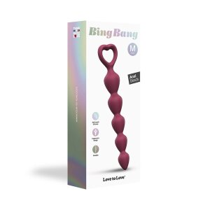 Love to Love Bing Bang Size M Anal Beads Plum
