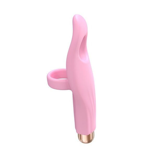Love to Love Vibrating Tickle Me Finger Vibrator Pink