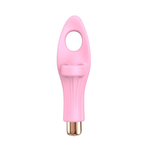Love to Love Vibrating Tickle Me Finger Vibrator Pink