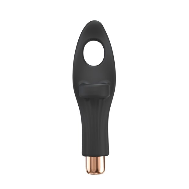 Love to Love Vibrating Tickle Me Finger Vibrator Black