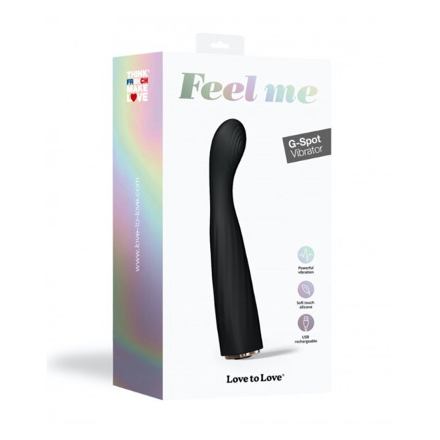 Love to Love Vibrating Feel Me G-Spot Vibrator Black
