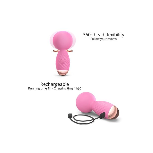 Love to Love Itsy Bitsy Mini Wand Vibrator Pink