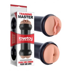LoveToy Training Master Double Side Stroker Pussy + Anus...