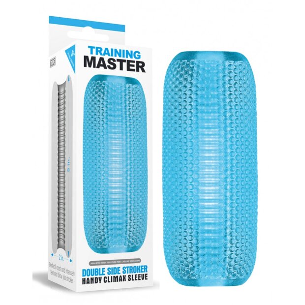 LoveToy Training Master Mini Masturbator Blue