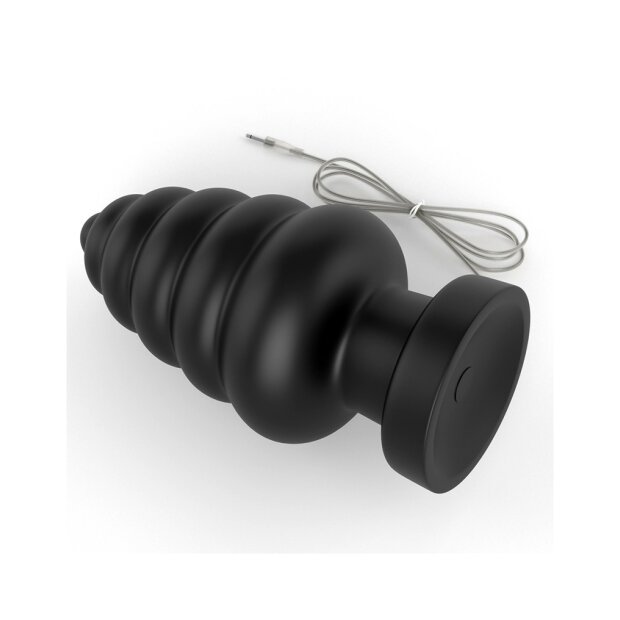 LoveToy King Size Vibrating Anal Cracker 7" / 18 cm Black