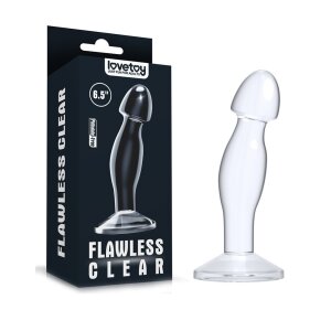 LoveToy Flawless Clear Prostaat Plug 6.5" / 16.5 cm...