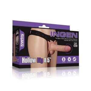 LoveToy Strap-On Harness met Dildo 8" / 20,3 cm Nude