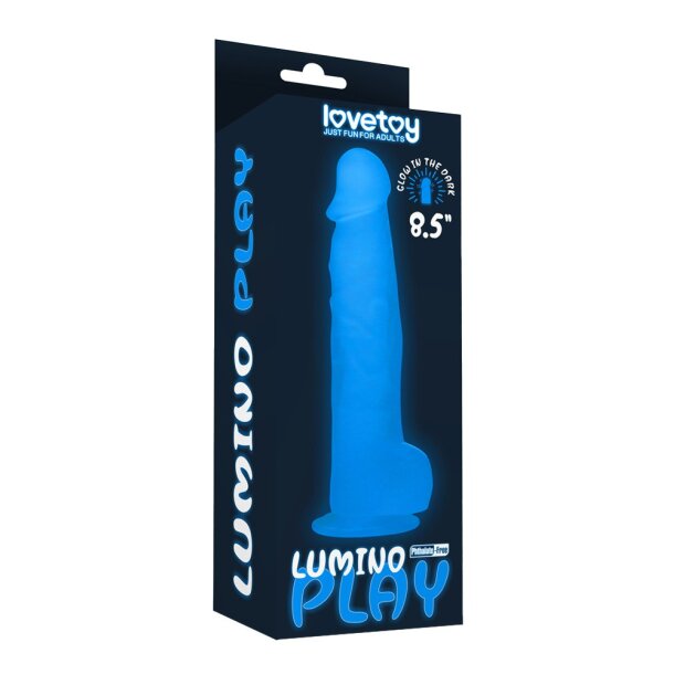 LoveToy Lumino Play Dildo 8.5" / 21.5 cm Glow in the Dark