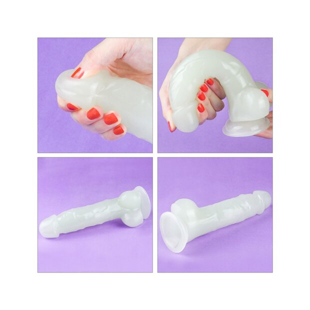 LoveToy Lumino Play Dildo 8.5" / 21.5 cm Glow in the Dark