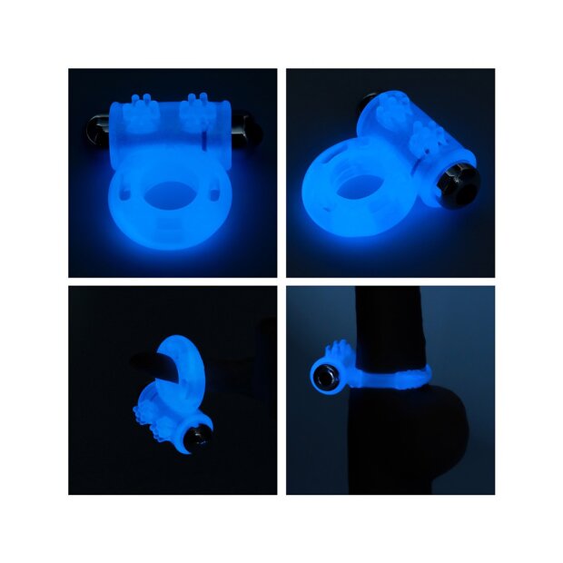 LoveToy Lumino Play Cock Ring Vibrator Glow in the Dark
