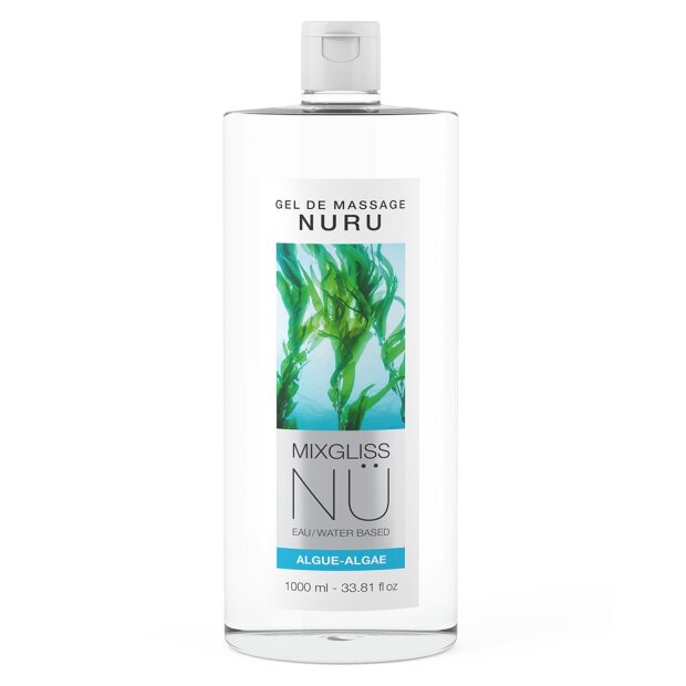 Mixgliss NU Algue 2-in-1 Massage Gel and Water-based Lubricant 1000 ml