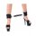 Rimba Soft Bondage Footcuffs With Spread Strap Adjustable Black