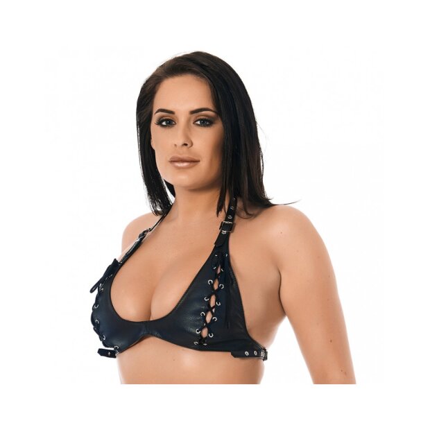 Rimba BH mit Schnürung Einheitsgröße Verstellbar Schwarz