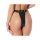 Rimba Strap-on Slip mit Dildo 17 cm und Analplug 3,5 cm Schwarz