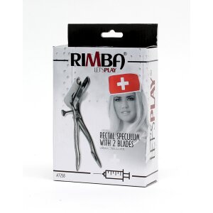 Rimba Rectal Speculum Dual Blade Silver
