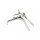 Rimba Speculum of Stainless Steel M L Silver