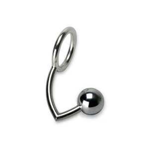 Rimba Cockring with Anal Lock S Silver