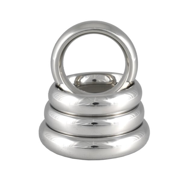 Rimba Stainless Steel Cock Ring Silver Ø 5 cm