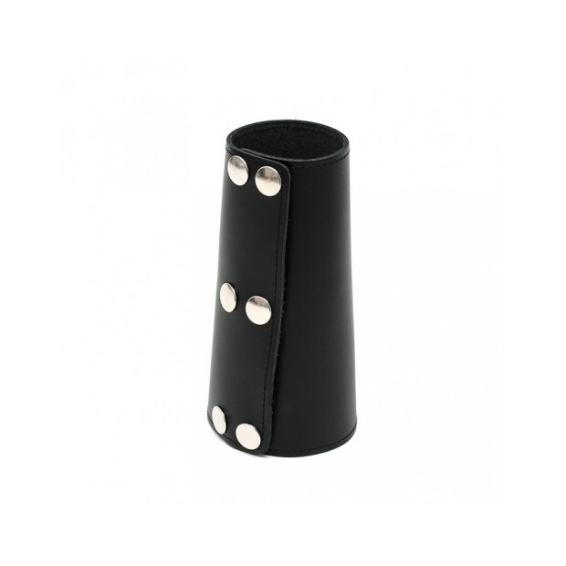 Rimba Leather Arm Cuff Black