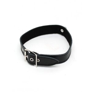Rimba Simple Collar with Ring Black M-L