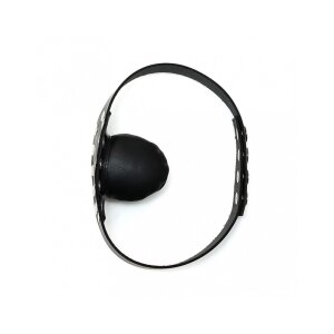 Rimba Knebel mit weichem Kissen Schwarz