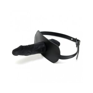 Rimba Knebel mit Dildo auf Innen- und Außenseite...