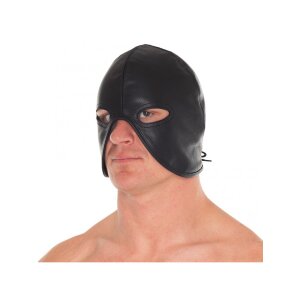 Rimba Ledermaske Schwarz