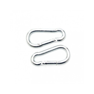 Rimba Carabiner Hooks Silver 2 Pieces