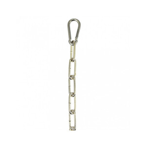 Rimba Chaîne avec 2 mousquetons Argent 100 cm