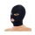 Rimba Maske mit offenen Augen und Mund Schwarz One Size