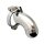 Rimba Chastity Cage with Padlock Silver Ø 4.5 cm