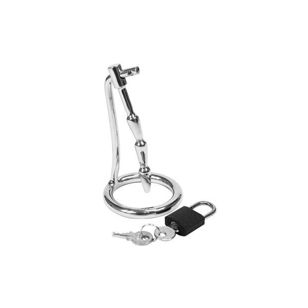 Rimba Plug pénien Chastity Argent Ø 4,5 cm