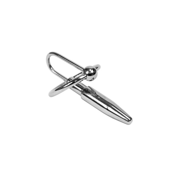 Rimba Penisplug mit Eichelring Silber Ø 3 cm