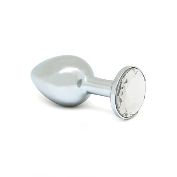 Rimba Plug anal avec Cristal Argent Ø 2,4 cm