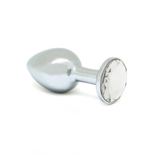 Rimba Plug anal avec Cristal Argent &Oslash; 2,4 cm
