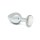 Rimba Plug anal avec Cristal Argent Ø 2,4 cm