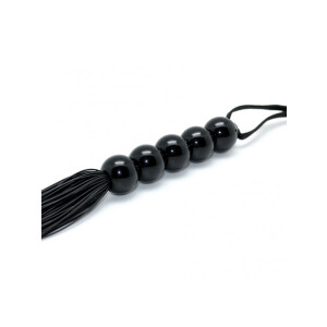 Rimba Silikon Flogger Schwarz 38 cm
