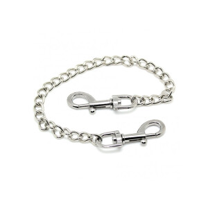 Rimba Chain with 2 Carabiner Hooks Silver 31 cm