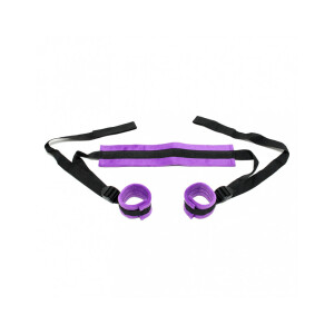Rimba Soft Enhancer Set mit Fußfesseln Schwarz Lila