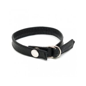 Rimba Leather Penis Ring Black