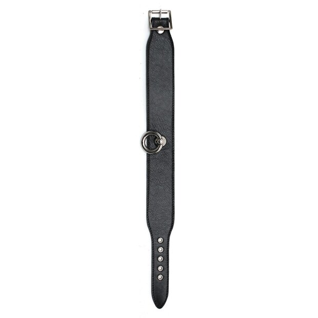 Rimba Halsband mit Ring Schwarz 38-44 cm